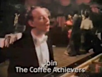 Screenshot from coffee US TV ad